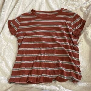 Arizona Striped fitted tee women’s L